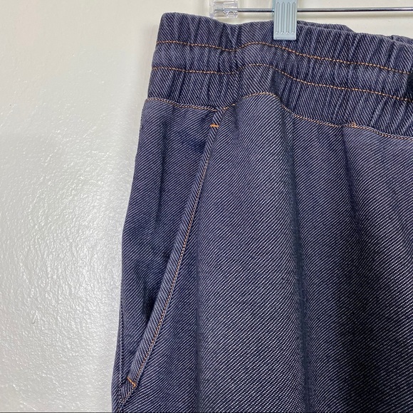 Stretch Joggers Sweats Blue XL Pull-On Denim Look Workout Pants Loungewear - Picture 6 of 16